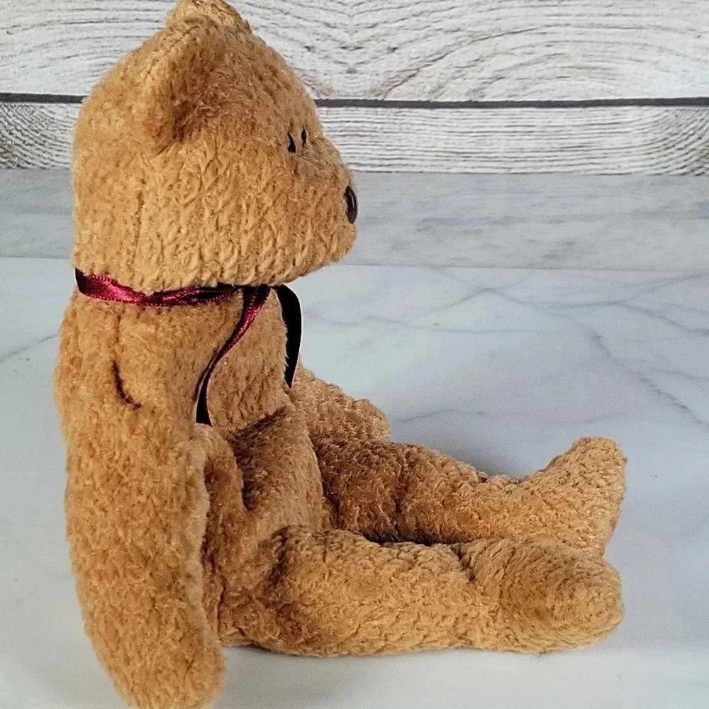 RARE RETIRED TY BEANIE BABY 'CURLY' THE BEAR WITH MANY ERRORS RARE Vinta…